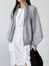 balloon shirring wind jumper