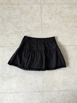 Lace buckle mini skirt pt