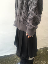 Two Way Cozy Textured Knit Hood