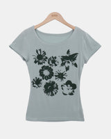 Cheritz Flower Short Sleeve T-Shirt