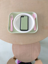 [epoxy] dot (green • pink)