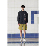 ロゴナイロンショートパンツ / OLIVE