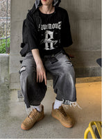 Labon Track Bermuda Denim Pants