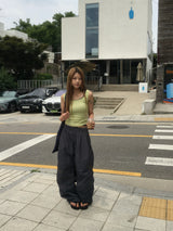 Archive Solid Matching Sleeveless Top (9c)