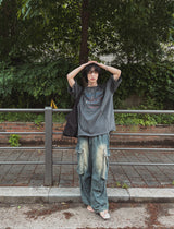 サマークールカーゴバンディングデニムパンツ (6 color)