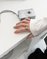Polka Dot Heart Ring