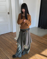 Tian Asymmetrical Wrap Skirt