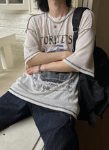 ステーションステッチ半袖Tシャツ