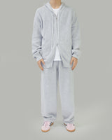 Lesher two-way knit zip-up