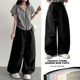 Tive Parasuit Shirring Rustle String Wide Pants