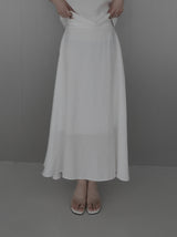 Raven Scarf Blouse Two-Piece Set