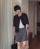 Deero Tweed Half Jacket