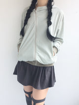 Shirring Flared Dress