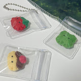[MADE] Small Friends Key ring - Pudding