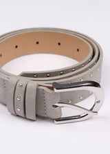 SUEDE STUD BELT
