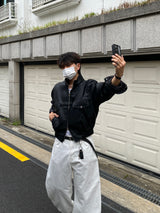 ユフカーブドコットンワイドパンツ(White)