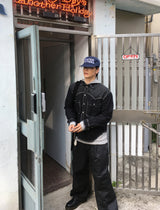 No.1384 クロップウエスタンデニムシャツ