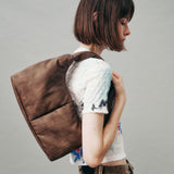 Soft Basket Hobo Bag (S)(brown)