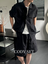 [SET] Air flap nylon cargo set-up(3color)
