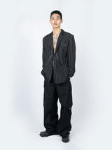 Double Zipperfly Cargo Denim (Vintage Black)