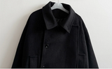 Pony Thick Belt Double High Neck Coat