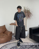 Beane Eyelet Bermuda Denim Pants