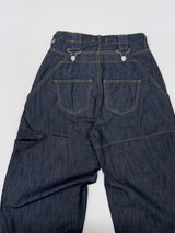 647 Suspender Selvedge Balloon Fit Denim Pants