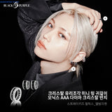 [Wearing Stray Kids] Crystal Glass Piece Mini Ring Earrings