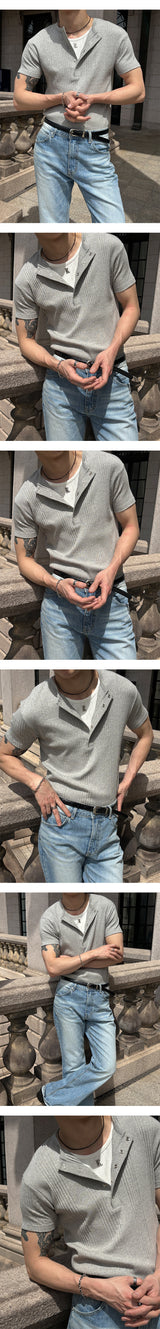 [S/S] High ribbed logo sleeveless(6color)