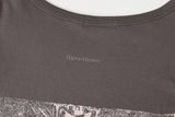 Silhouette tee - charcoal
