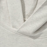 KIRSH WORDING LOGO LOOSE FIT HOODIE - OAT MEAL 