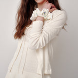 Ribbon Tie Cardigan (Cream)