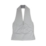 dot halter top (3colors)