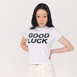 GOOD LUCK TEE WHITE