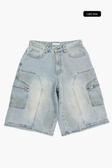 Roma carpenter denim bermuda pants