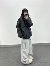 fluff cargo sweat pants