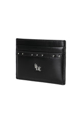 【即日発送】Classic stud card holder - black 
