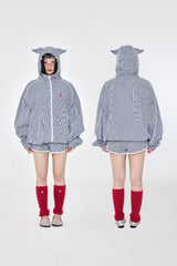 ウィングチェックウィンドブレーカー Navy