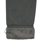 Fleece Lined Nylon Pants / Charcoal