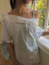 ボールドフードTシャツ (2color)