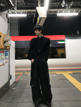 Washed Cargo Jogger Pants