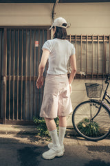 Angel wing bermuda pants (Pink)