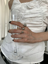 2 piercing open ring