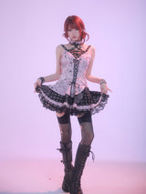 EvilTooth ct06-4 Series Graffiti Band Performance Outfit Subculture Hot Girl Sweet and Cool