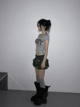 hollyhock camo baby top (5 color)