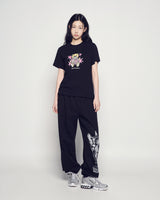 25FW WOMAN AC BEAR HEART SHORT SLEEVE BLACK