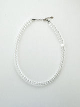 [Silver925] Vintage Mood Crystal&Pearl Necklace