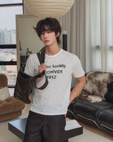 Saier Vintage Lettering Short Sleeve T-shirt