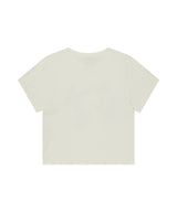 ピグメントバタフライゴスクロップTシャツ_アイボリー
