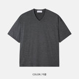 LMN Summer Layering Crop V-Neck Short Sleeve Tee (8 colors)